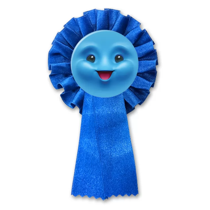 przypinka kotylion Buźka