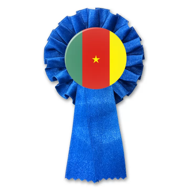 przypinka kotylion Flaga Kamerun