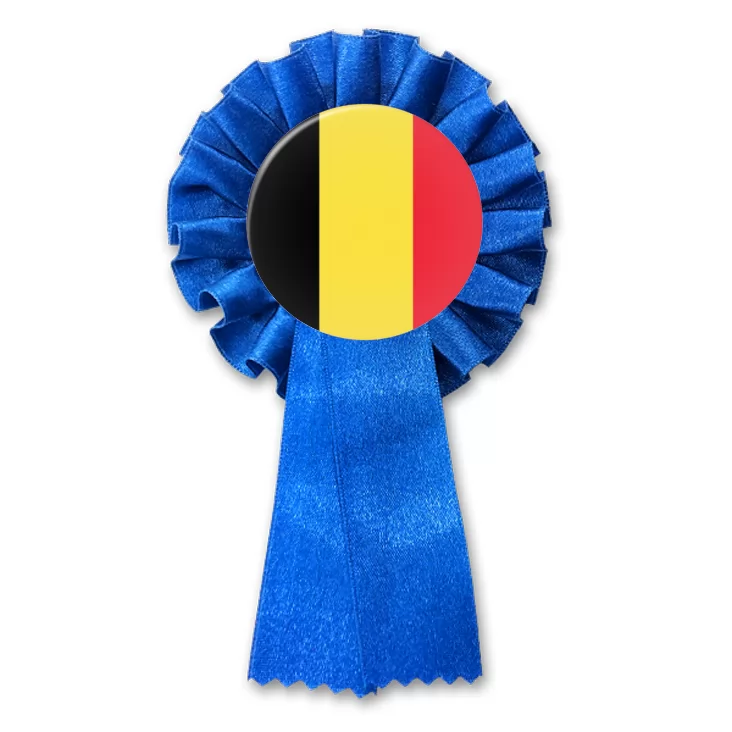 przypinka kotylion Flaga Belgia