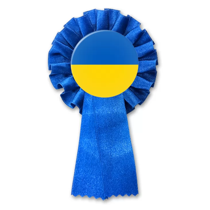 przypinka kotylion Flaga Ukraina