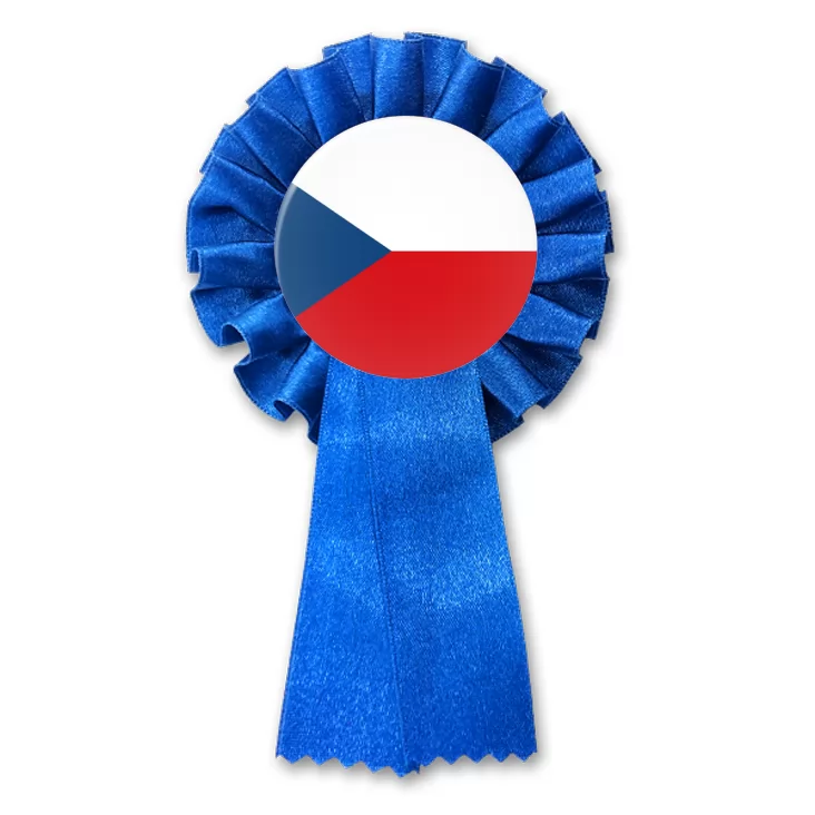 przypinka kotylion Flaga Czechy