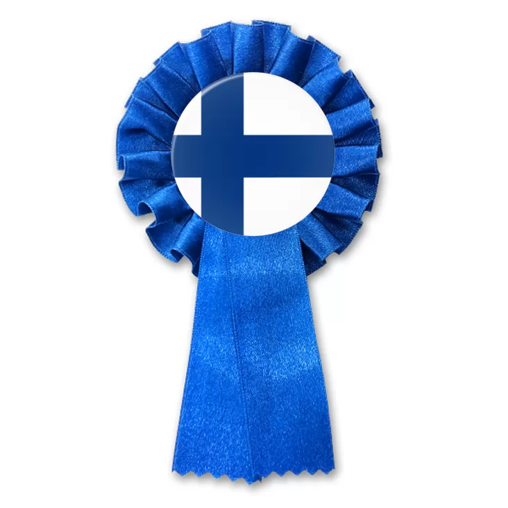 przypinka kotylion Flaga Finlandia