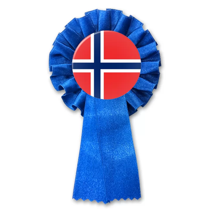 przypinka kotylion Flaga Norwegia