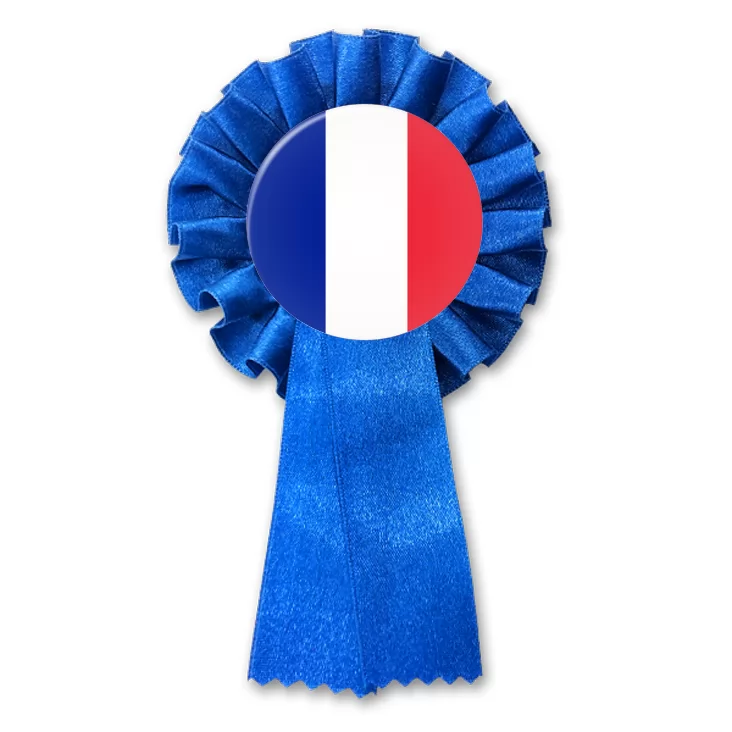 przypinka kotylion Flaga Francja