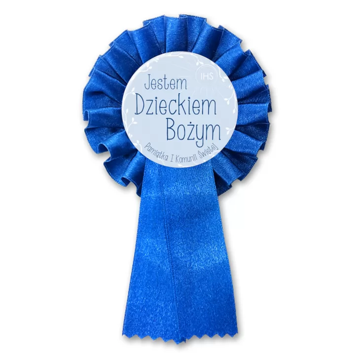 przypinka kotylion Jestem Dzieckiem Bożym