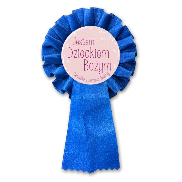przypinka kotylion Jestem Dzieckiem Bożym