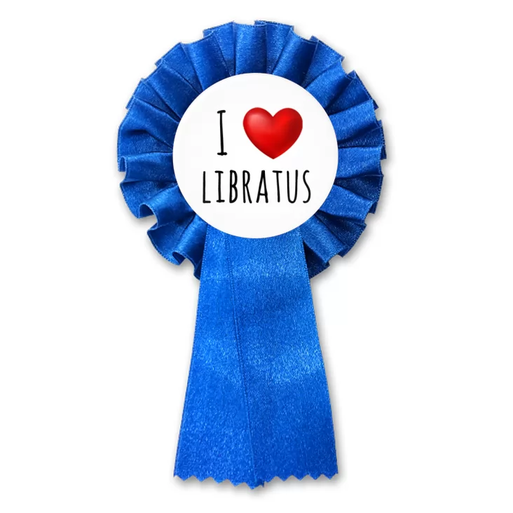 przypinka kotylion I love Libratus