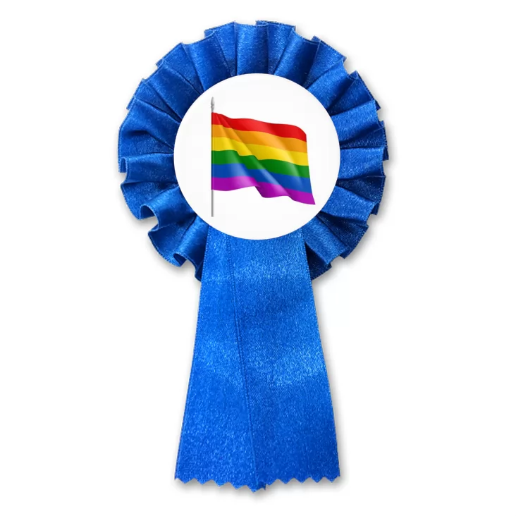 przypinka kotylion LGBT flaga tęczowa
