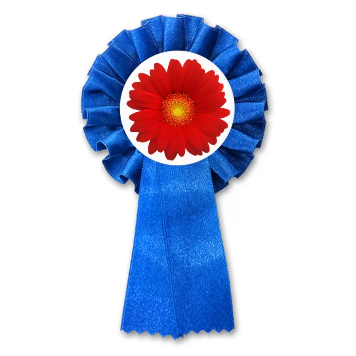 przypinka kotylion Gerbera czerwona