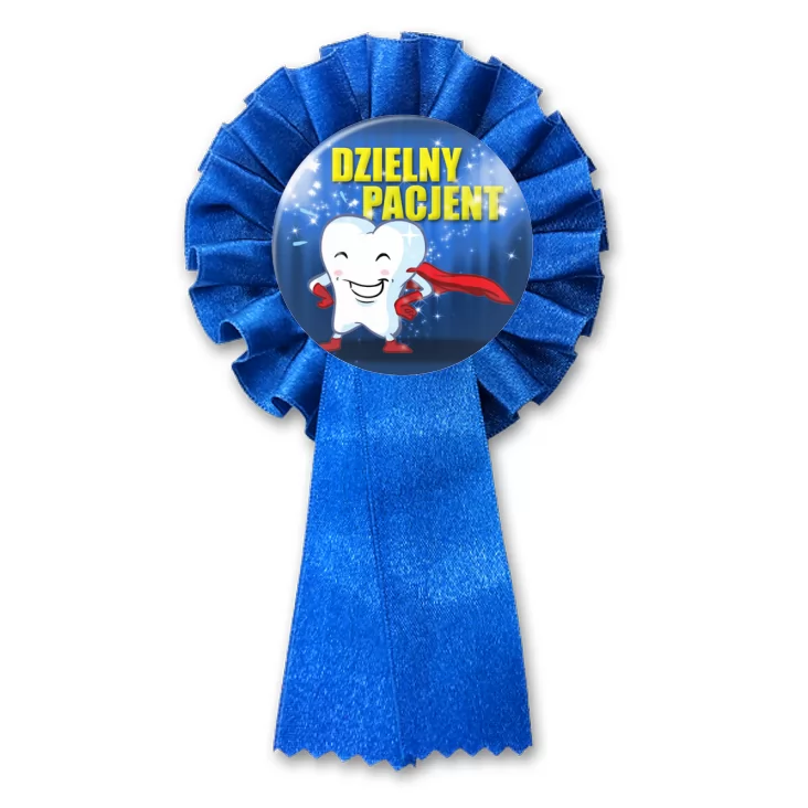 przypinka kotylion Dzielny Pacjent