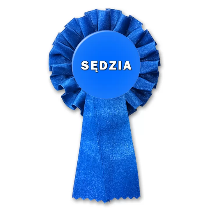przypinka kotylion Sędzia
