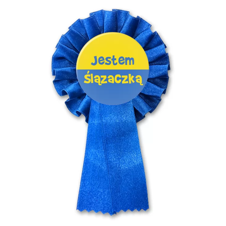 przypinka kotylion Jestem Ślązaczką