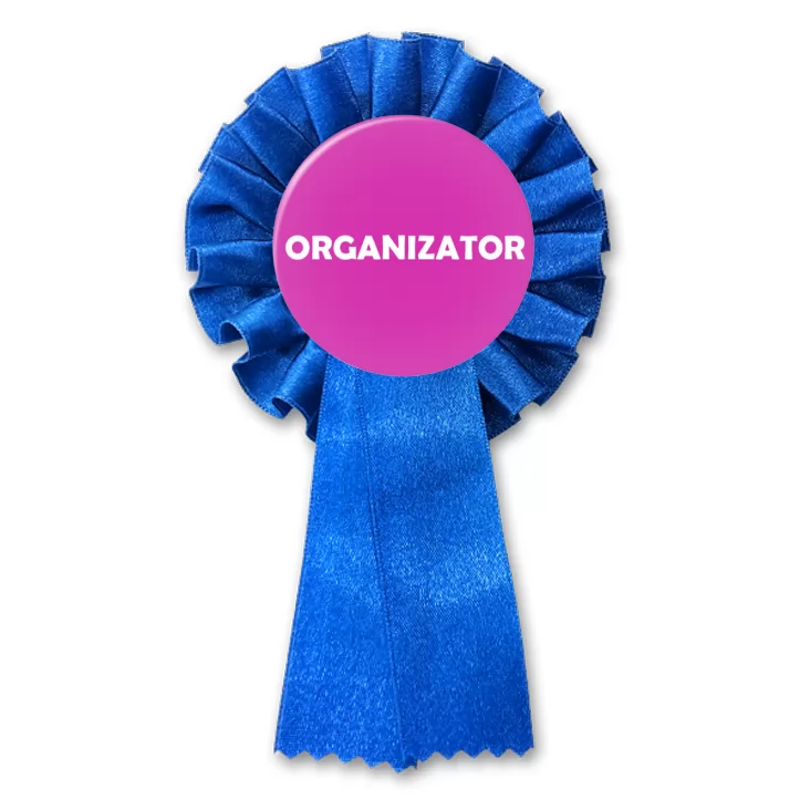 przypinka kotylion Organizator