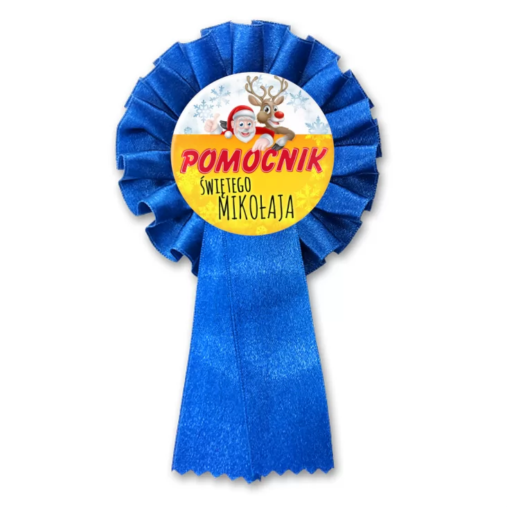 przypinka kotylion Pomocnik Świętego Mokołaja