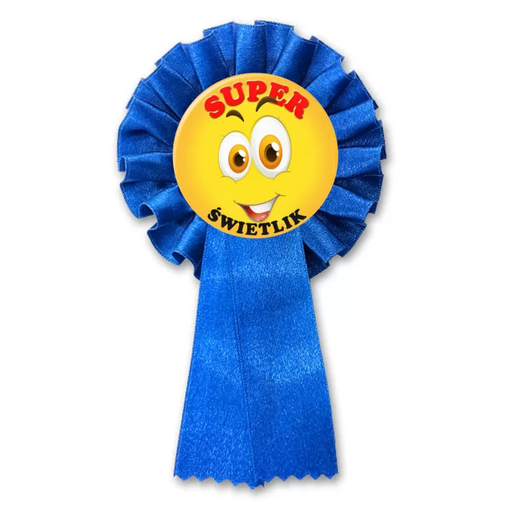 przypinka kotylion Super Świetlik