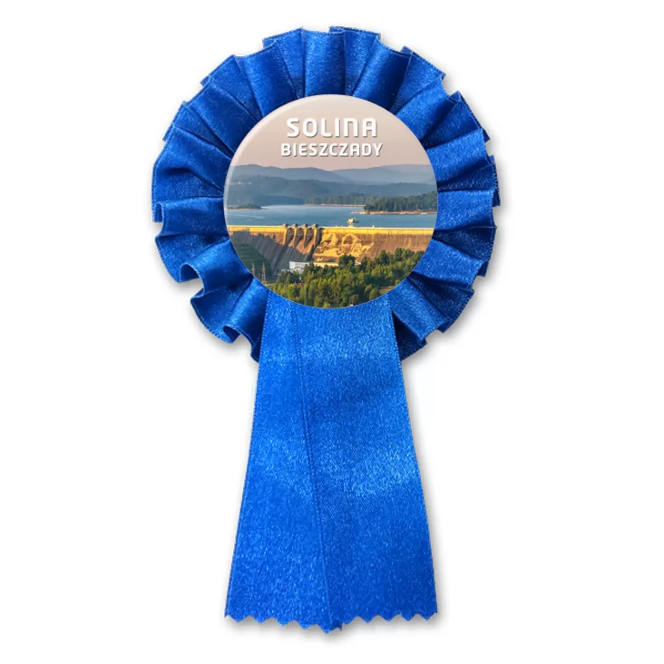 przypinka kotylion Bieszczady - Solina