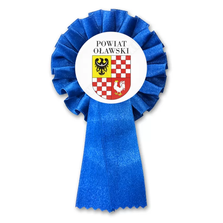 przypinka kotylion Powiat Oławski