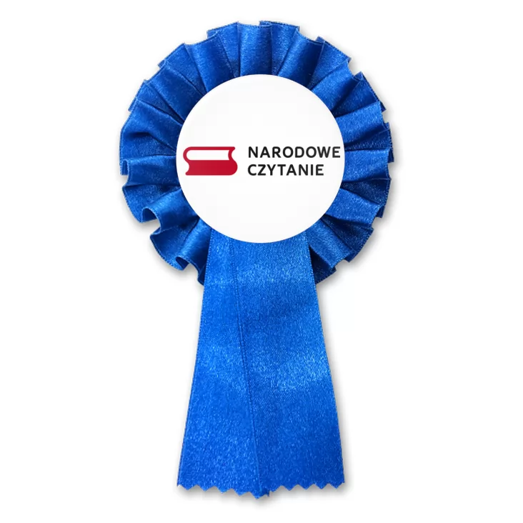 przypinka kotylion Narodowe czytanie