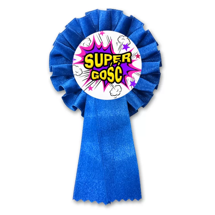 przypinka kotylion Super Gość