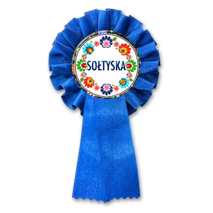 przypinka kotylion Sołtyska folk