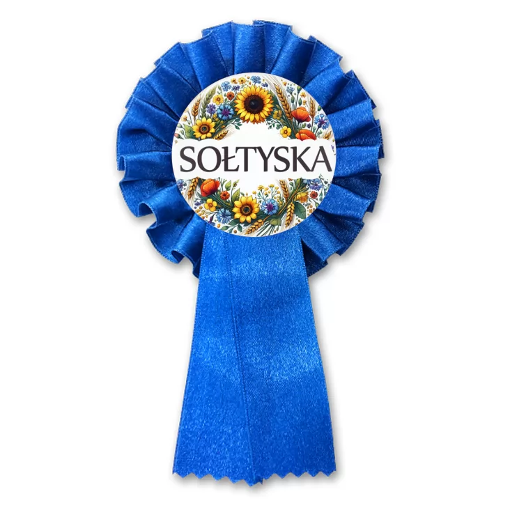 przypinka kotylion Sołtyska polskie kwiaty polne
