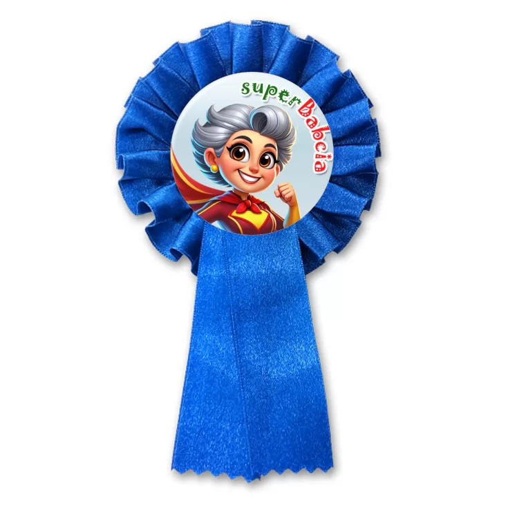 przypinka kotylion superBabcia