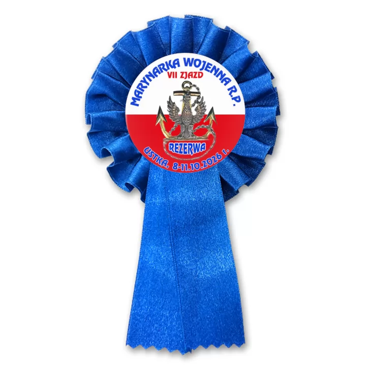 przypinka kotylion VII Zjazd Marynarki Wojennej RP Ustka 2026