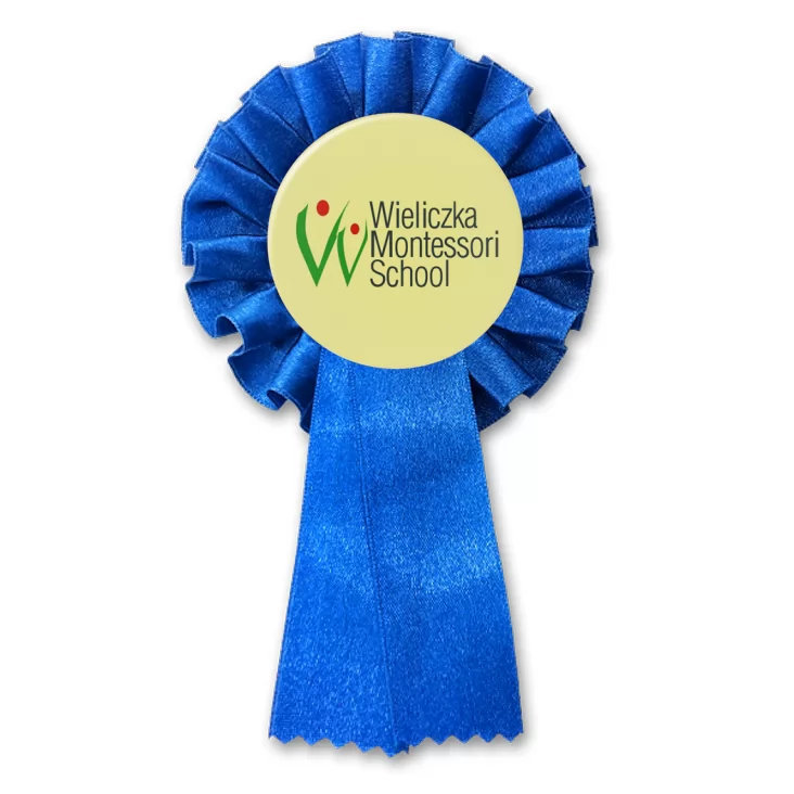 przypinka kotylion Wieliczka Montessori School