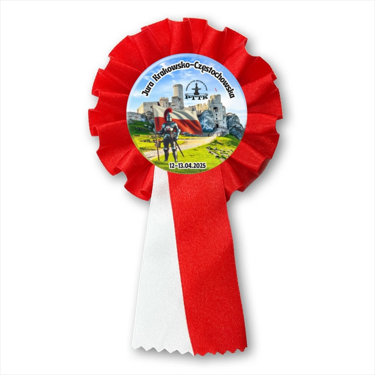 przypinka kotylion Jura Krakowsko-Częstochowska