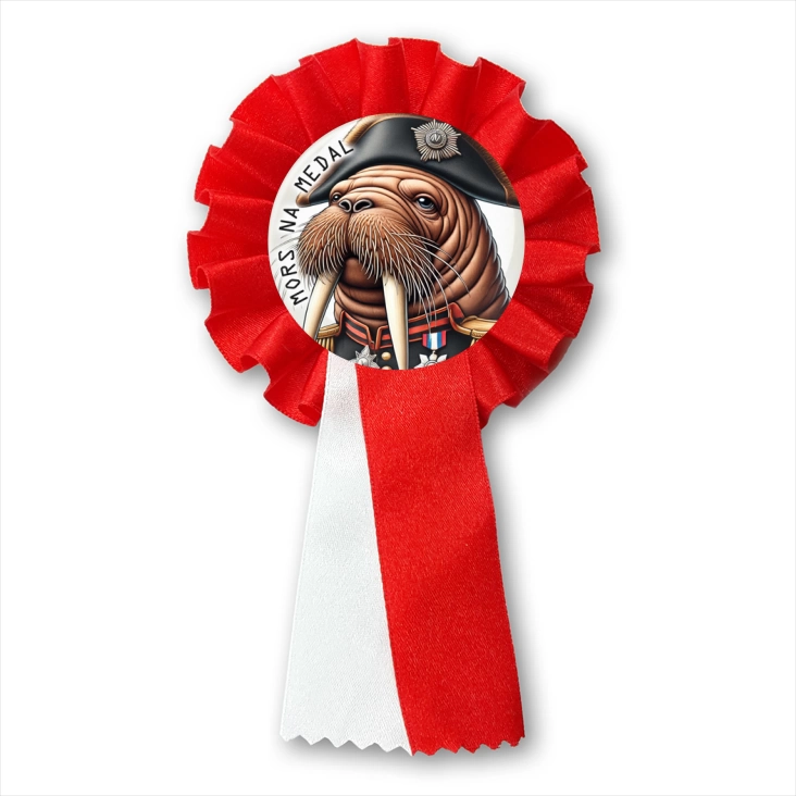 przypinka kotylion Mors z medalami