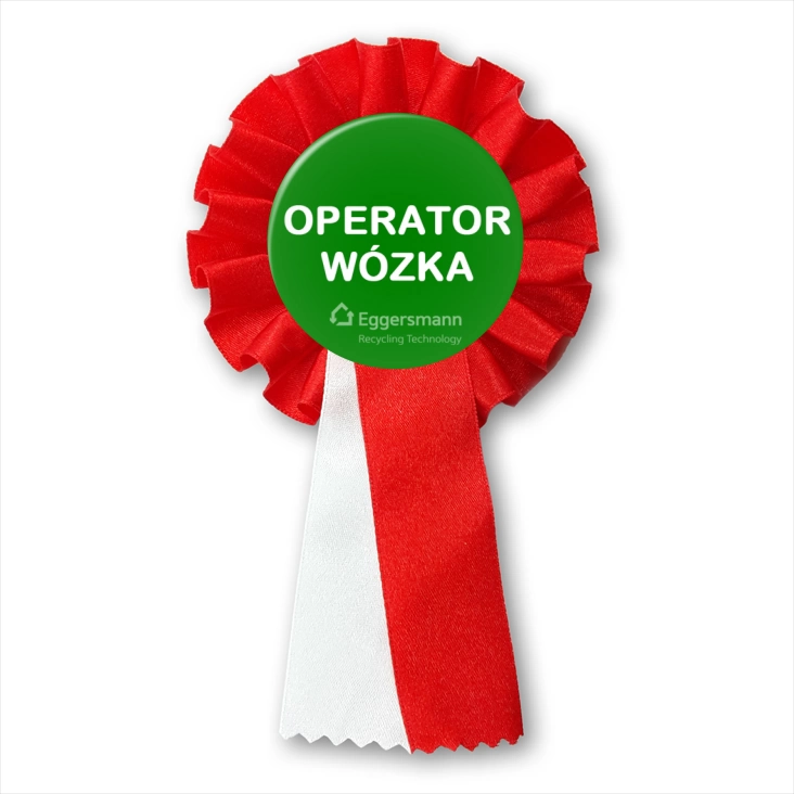 przypinka kotylion Eggersmann Operator wózka