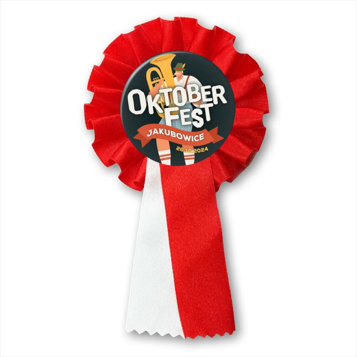 przypinka kotylion Oktoberfest Jakubowice 2024