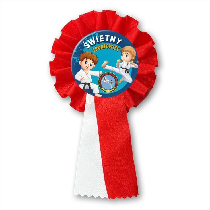 przypinka kotylion Śląski Klub Taekwon-do