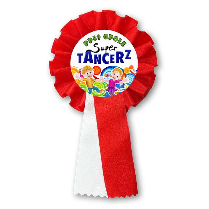przypinka kotylion Super Tancerz PP59 Opole