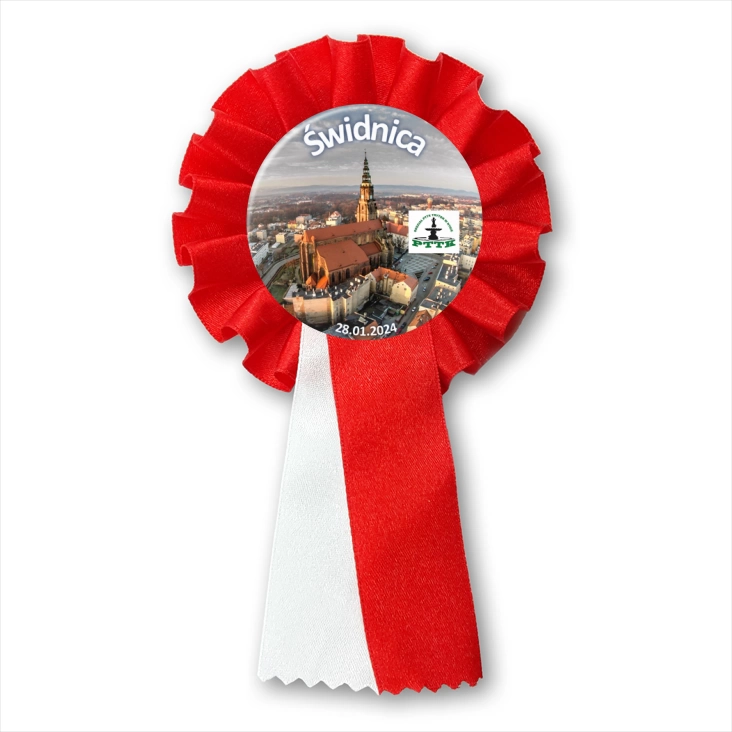 przypinka kotylion Świdnica PTTK Nysa