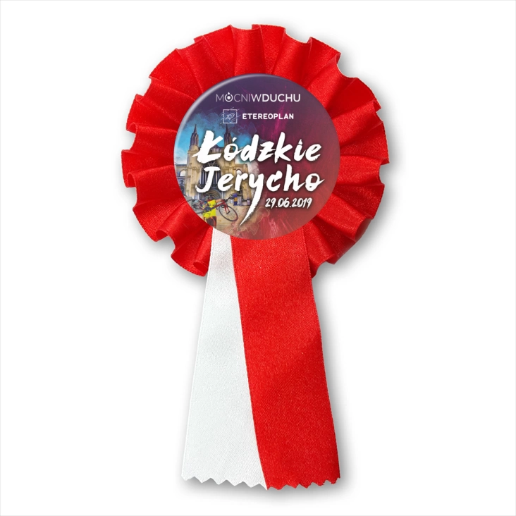przypinka kotylion Łódzkie Jerycho