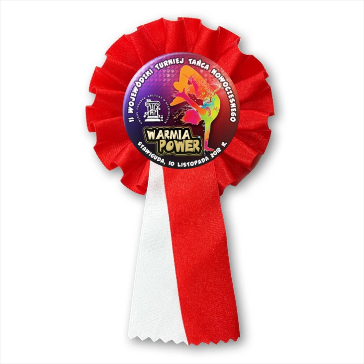 przypinka kotylion Warmia Power 2012