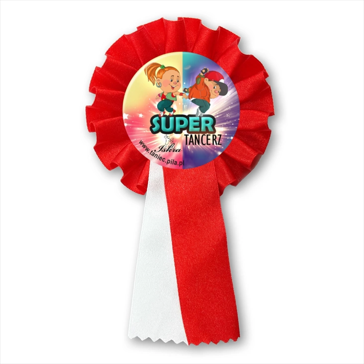 przypinka kotylion Iskra - Super Tancerz