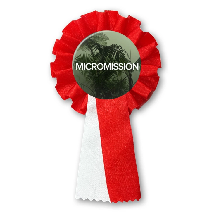 przypinka kotylion Micromission
