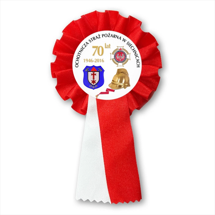 przypinka kotylion OSP Siechnice
