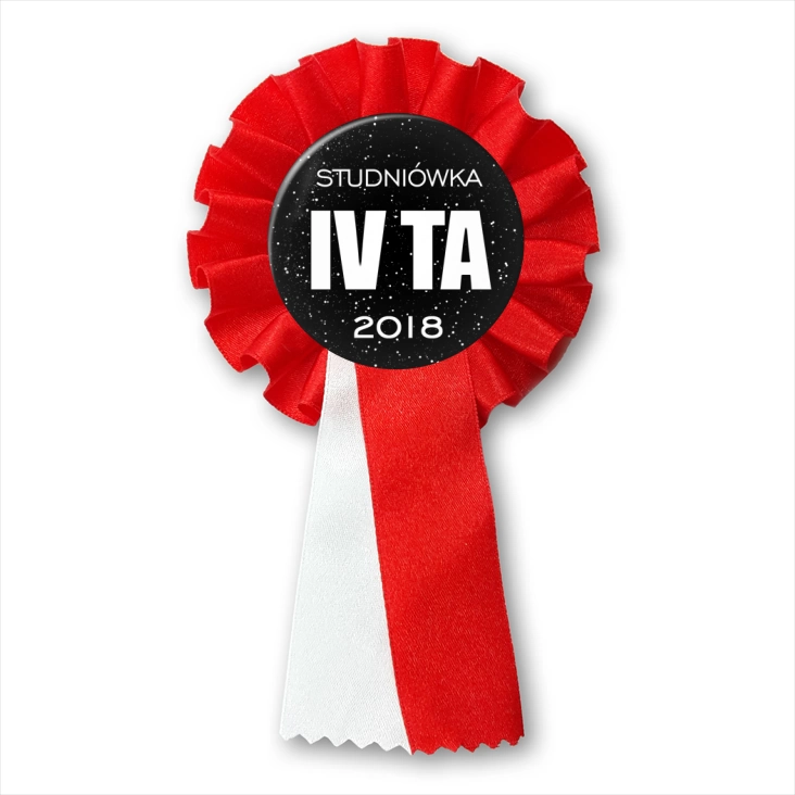 przypinka kotylion Studniówka 2018