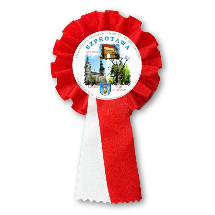przypinka kotylion Szprotawa