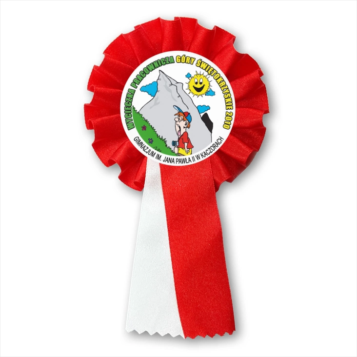 przypinka kotylion Wycieczka pracownicza 2010