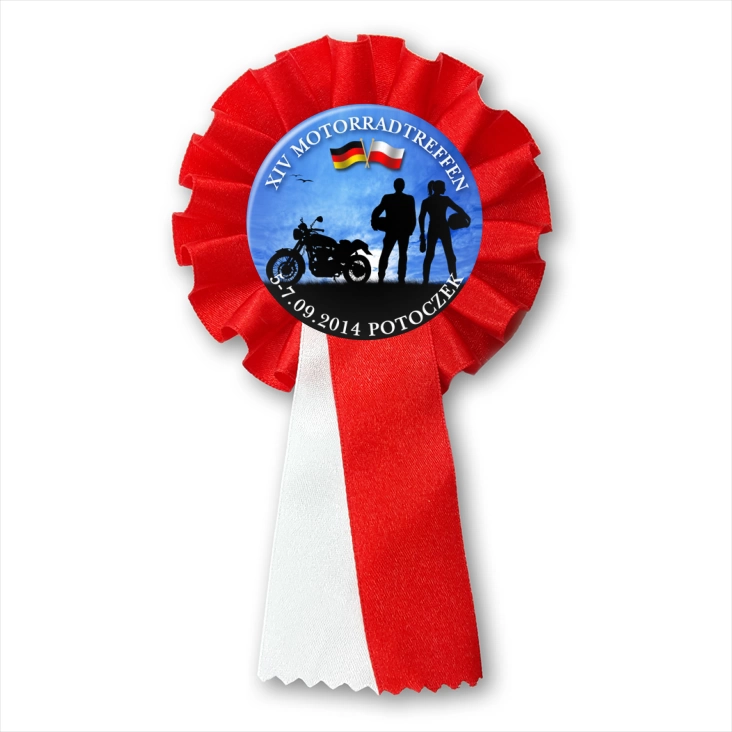 przypinka kotylion XIV Motorrad Treffen