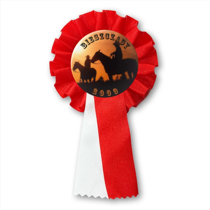 przypinka kotylion Bieszczady 2009