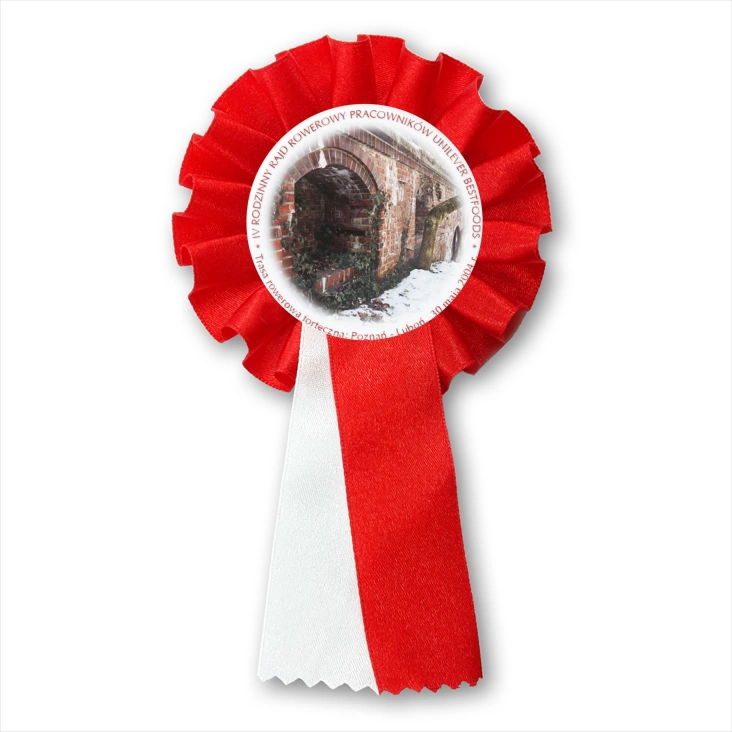 przypinka kotylion III Luboński Rajd Rowerowo - Pieszy