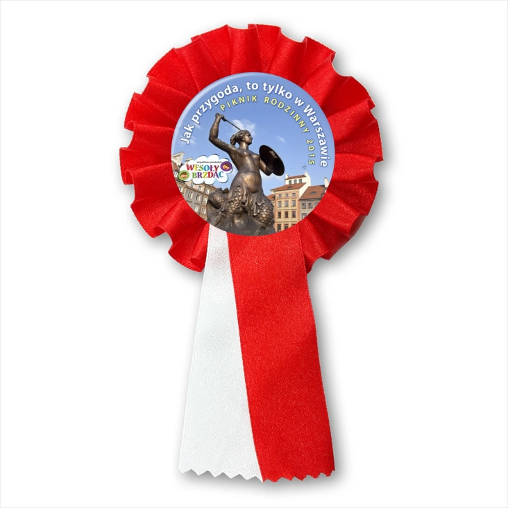 przypinka kotylion Piknik rodzinny 2015