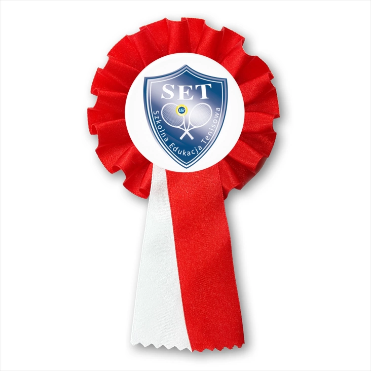 przypinka kotylion Szkolna Edukacja Tenisowa