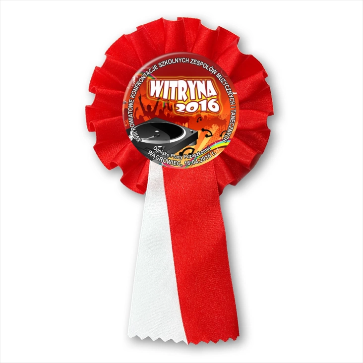 przypinka kotylion Witryna 2016