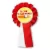 Przypinka kotylion I love volleyball